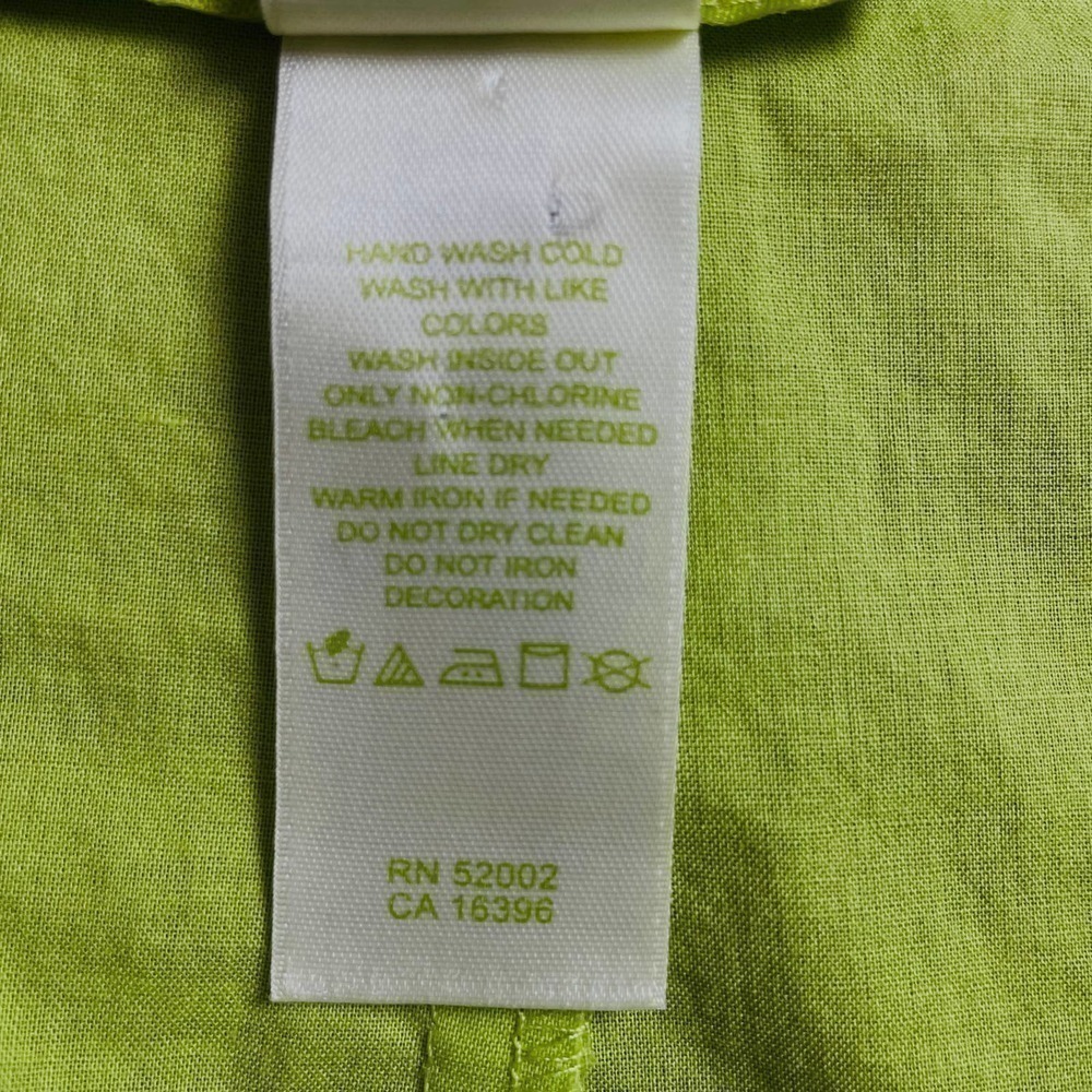 🍀 Sigrid Olsen Size 6 Purple Taupe A-line Skirt with Beaded Hem - Picture 5 of 8
